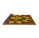 Thickness of Patterned Caramel Brown Rug, pat2942yw