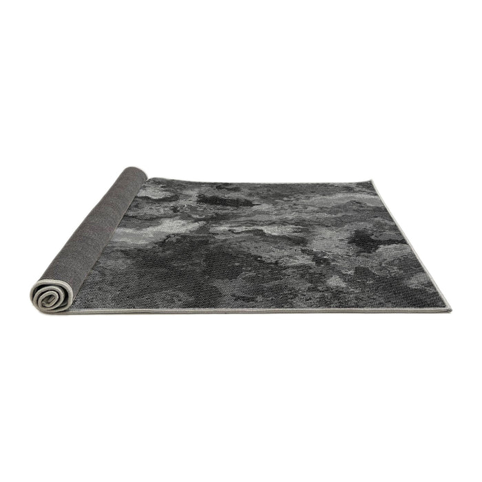 Thickness of Patterned Gray Rug, pat2943gry