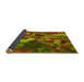 Thickness of Patterned Saddle Brown Rug, pat2943yw