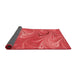 Thickness of Patterned Red Rug, pat2944rd