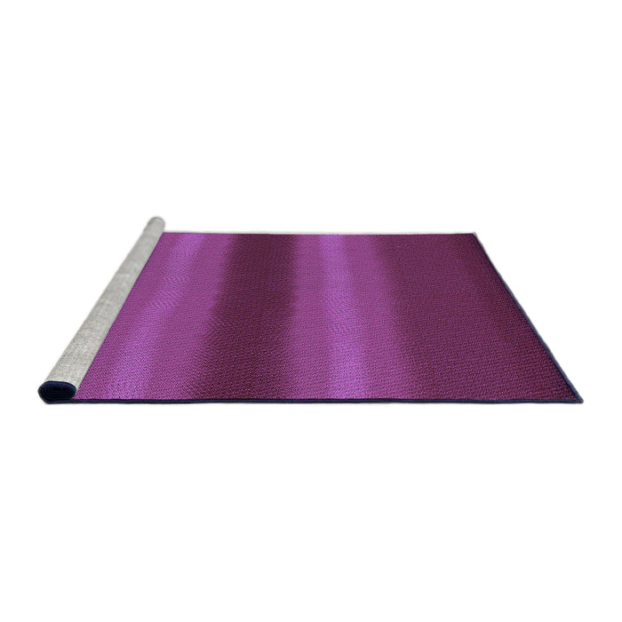 Sideview of Machine Washable Transitional Crimson Purple Rug, wshpat2956pur