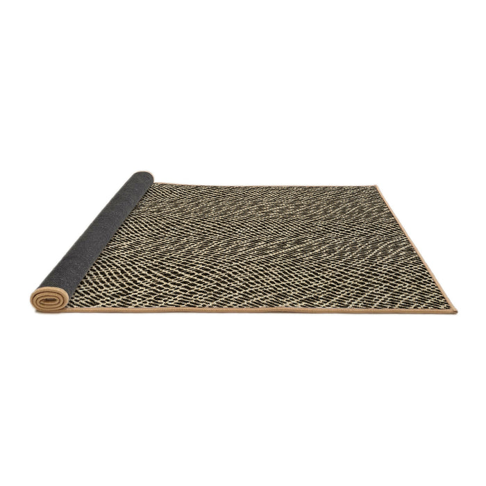 Thickness of Patterned Midnight Gray Rug, pat296brn