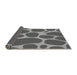 Thickness of Patterned Gunmetal Gray Rug, pat2962gry