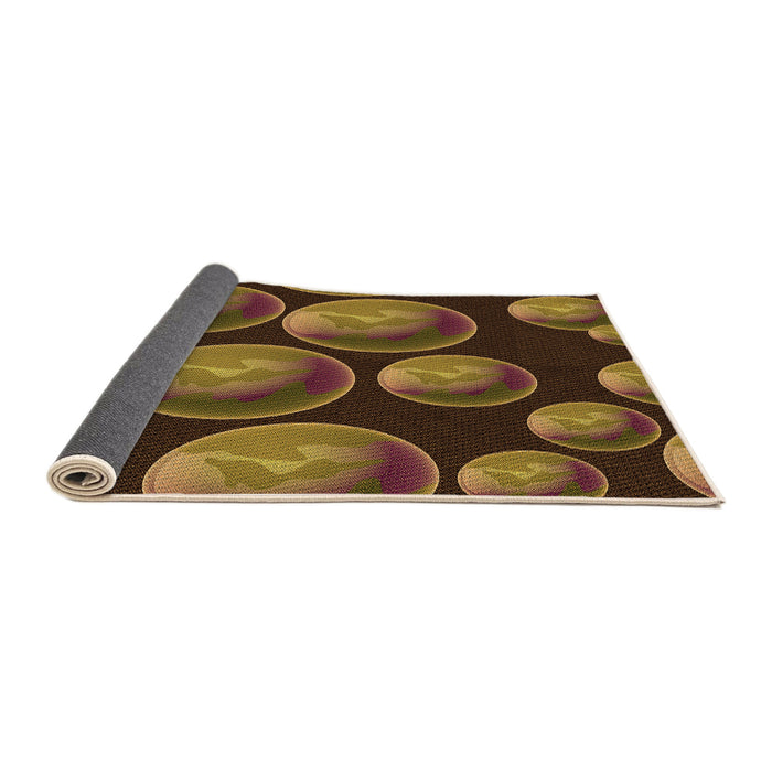 Thickness of Patterned Red Rug, pat2963org