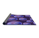 Thickness of Patterned Purple Rug, pat2963pur