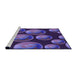 Sideview of Machine Washable Transitional Purple Rug, wshpat2963pur