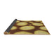 Thickness of Patterned Saddle Brown Rug, pat2964brn