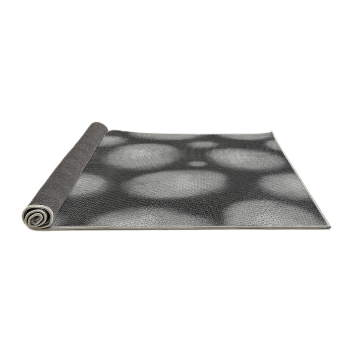 Thickness of Patterned Dark Gray Rug, pat2964gry