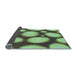 Thickness of Patterned Green Rug, pat2964lblu