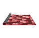 Thickness of Patterned Red Rug, pat2970rd