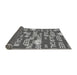 Thickness of Patterned Dark Gray Rug, pat2972gry