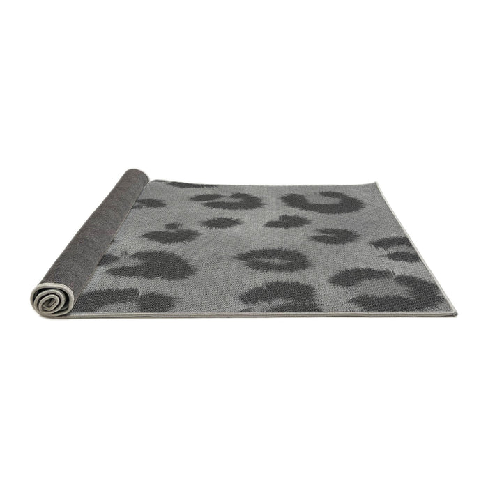 Thickness of Patterned Gray Rug, pat2974gry