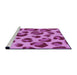 Sideview of Machine Washable Transitional Violet Purple Rug, wshpat2975pur