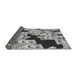 Thickness of Patterned Silver Gray Rug, pat2976gry