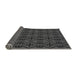 Thickness of Patterned Charcoal Black Rug, pat2980gry