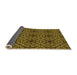 Thickness of Patterned Bakers Brown Rug, pat2983org