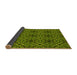 Thickness of Patterned Pistachio Green Rug, pat2983yw