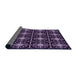 Thickness of Patterned Lilac Purple Rug, pat2985pur