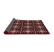 Thickness of Patterned Chocolate Brown Rug, pat2985rd