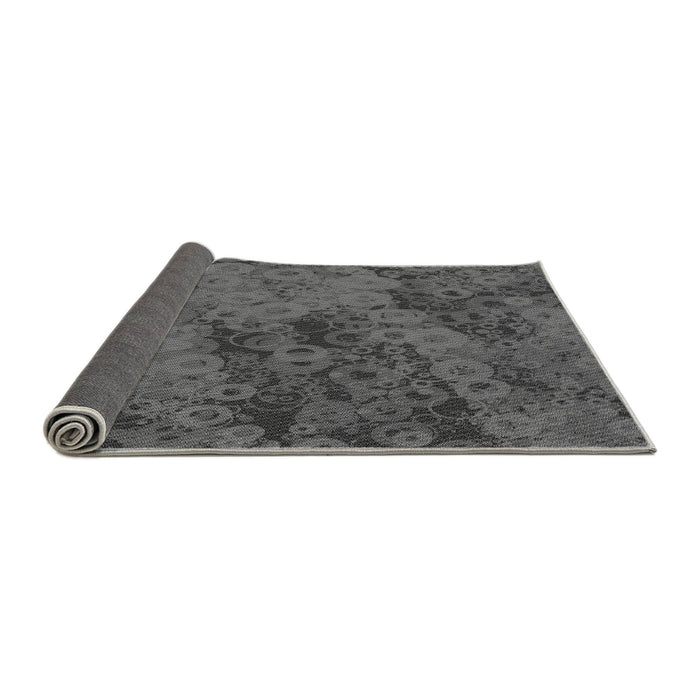 Thickness of Patterned Gray Rug, pat2990gry
