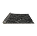 Thickness of Patterned Ash Gray Rug, pat2991gry