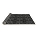 Thickness of Patterned Midnight Gray Rug, pat2997gry