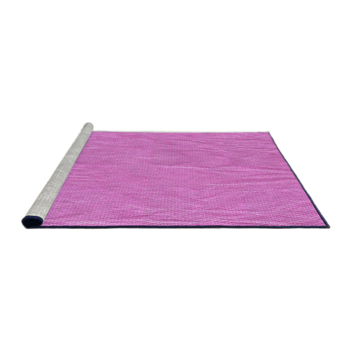 Sideview of Machine Washable Transitional Violet Purple Rug, wshpat3pur