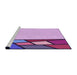 Machine Washable Transitional Orchid Purple Rug in a Bedroom, wshpat30pur