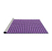 Sideview of Machine Washable Transitional Violet Purple Rug, wshpat300pur