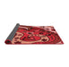 Thickness of Patterned Red Rug, pat3005rd