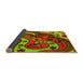 Thickness of Patterned Pistachio Green Rug, pat3005yw