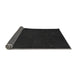 Thickness of Patterned Black Rug, pat3013gry