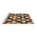 Sideview of Machine Washable Transitional Red Brown Rug, wshpat3020brn