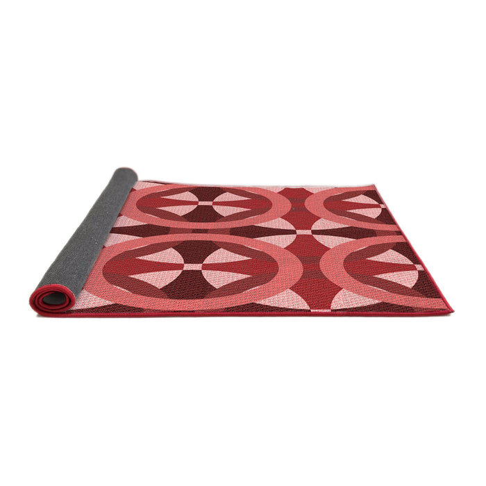 Thickness of Patterned Red Rug, pat3022rd