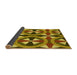 Thickness of Patterned Yellow Rug, pat3022yw