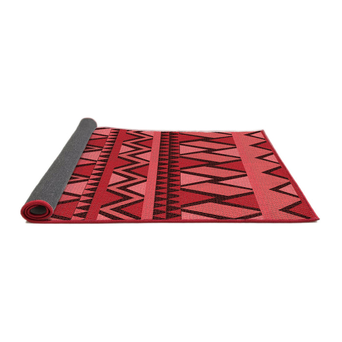 Thickness of Patterned Red Rug, pat3029rd
