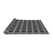 Thickness of Patterned Gunmetal Gray Rug, pat3036gry