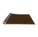 Thickness of Patterned Saddle Brown Rug, pat3039org