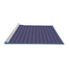 Sideview of Machine Washable Transitional Periwinkle Purple Rug, wshpat3040blu