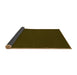 Thickness of Patterned Dark Bronze Brown Rug, pat3041yw
