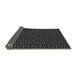 Thickness of Patterned Black Rug, pat3046gry