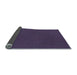 Thickness of Patterned Deep Periwinkle Purple Rug, pat3047lblu