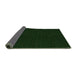 Thickness of Patterned Deep Emerald Green Rug, pat3048grn