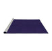 Sideview of Machine Washable Transitional Amethyst Purple Rug, wshpat3052pur