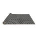 Thickness of Patterned Gunmetal Gray Rug, pat3053gry