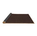 Thickness of Patterned Chocolate Brown Rug, pat3054brn