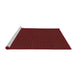 Sideview of Machine Washable Transitional Maroon Red Rug, wshpat3054rd