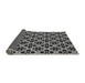 Thickness of Patterned Charcoal Black Rug, pat3071gry