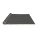 Thickness of Patterned Charcoal Black Rug, pat3072gry