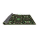 Thickness of Patterned Fern Green Rug, pat3075grn